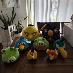 angry birds plush lot